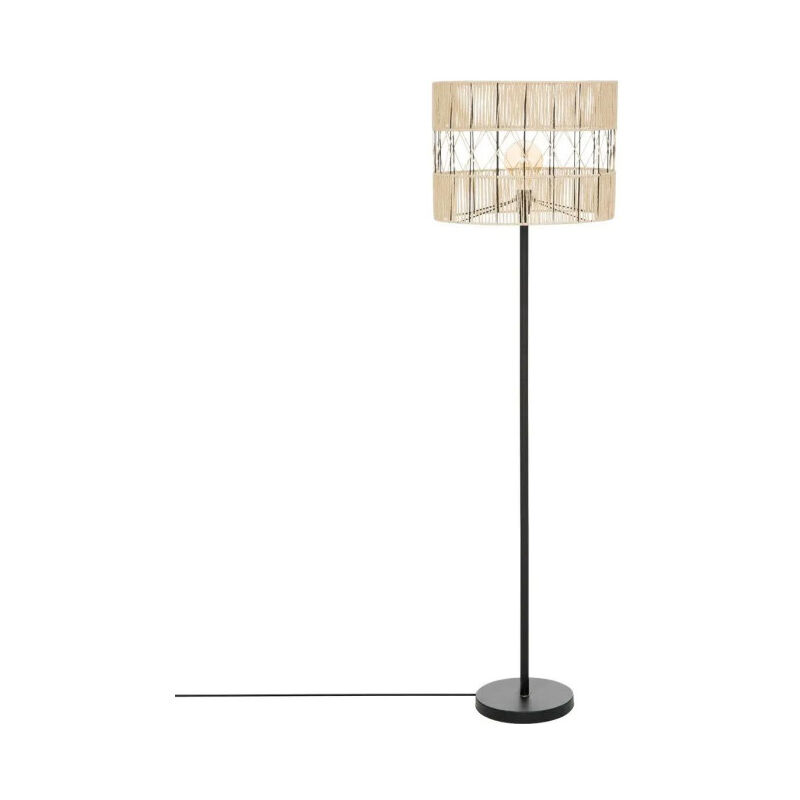Lampadaire Design 'Cosy' 150cm Noir & Beige