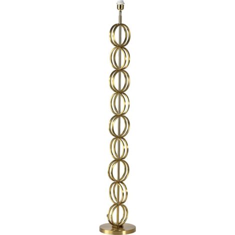 Lampadaire design doré en fer élégant pour salon moderne - doré finition brillante