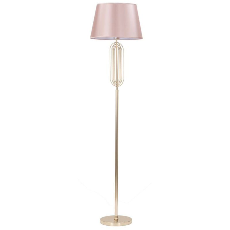 Lampadaire Design en Métal "Krista" 168cm Rose & Or