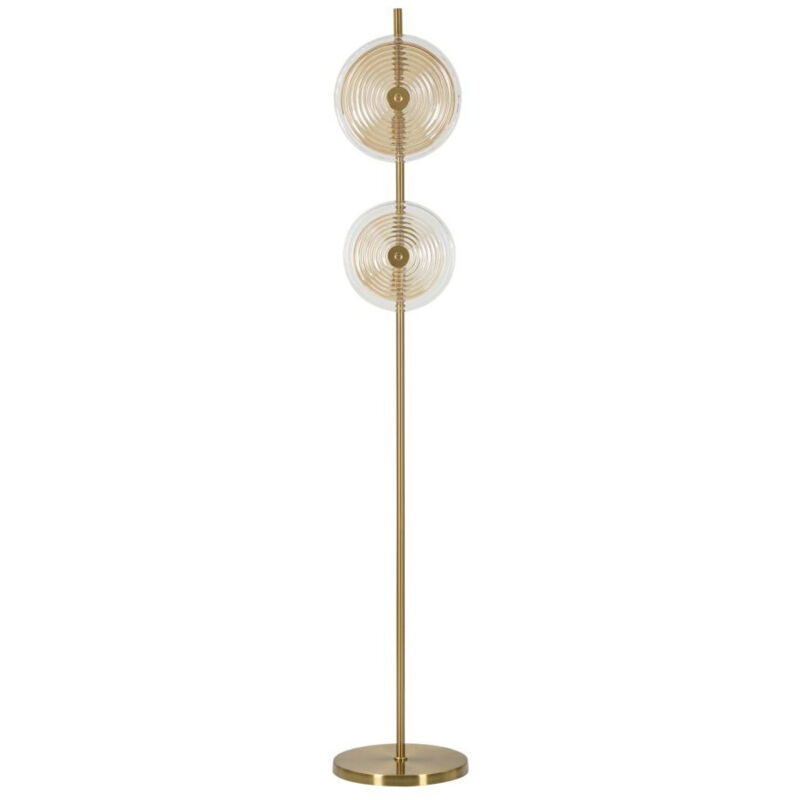Lampadaire Design en Verre "Venice" 170cm Or Lampadaire Design en Verre "Venice" 170cm Or