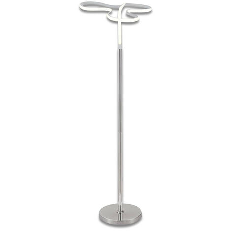 Lampadaire design et original LED angulaire - CLOVER - Gris