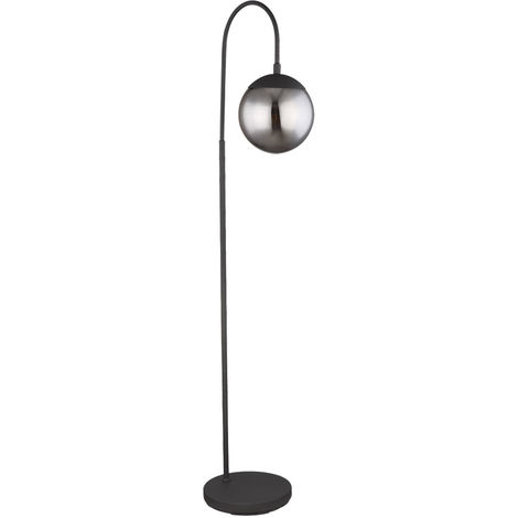 Lampe de bureau Crest Métal Noir 1 ampoule 145cm