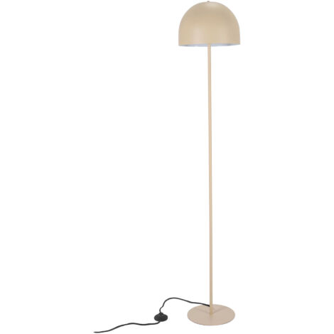Lampadaire design, Lampadaire en métal rond Fres Beige en Metal, BOITE A DESIGN