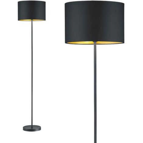 Lampadaire design lampadaire hostel noir en metal trio