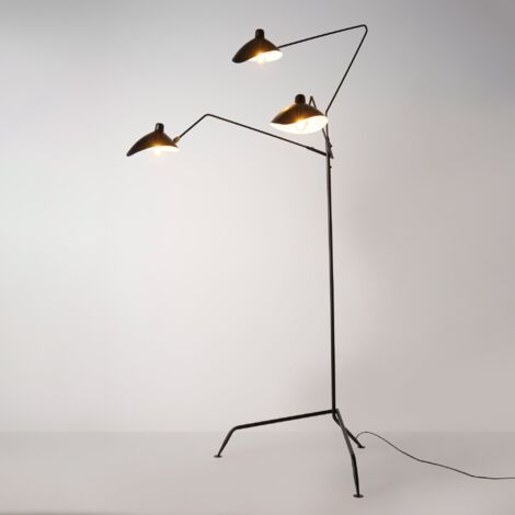 Lampadaire design "Muller 3" - 3 x E27