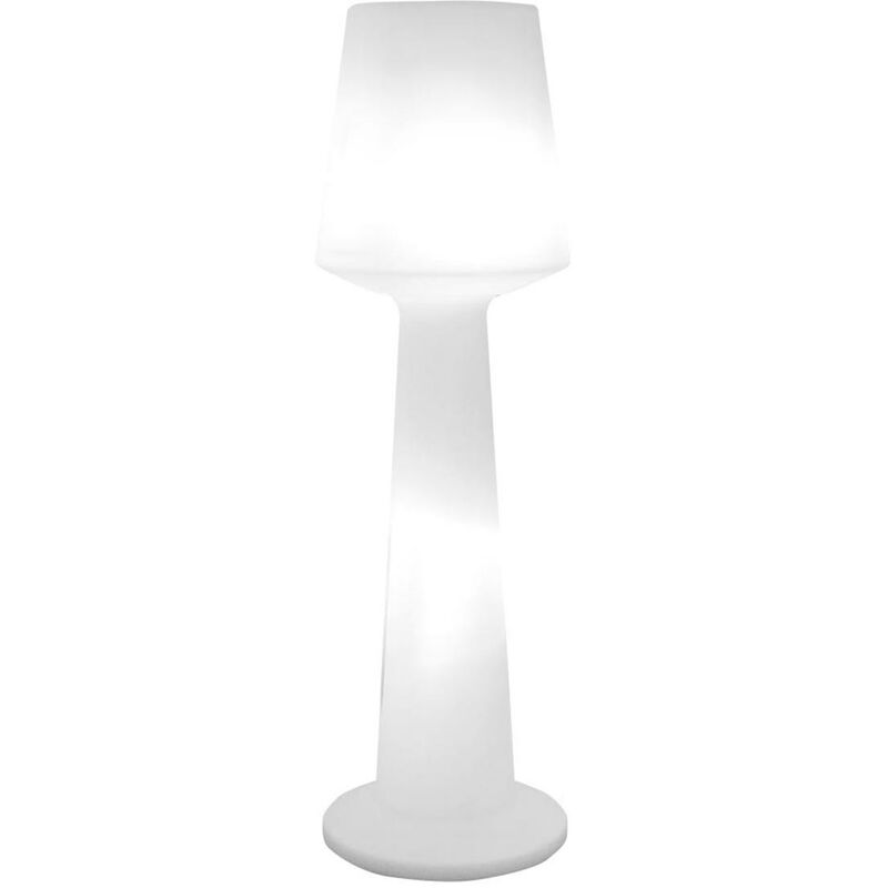 Lampadaire extérieur sans fil austral Blanc Polypropylène H110CM