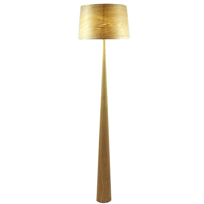 Lampadaire design, Lampadaire design Totem ls en bois naturel Bois en Wood Aluminor