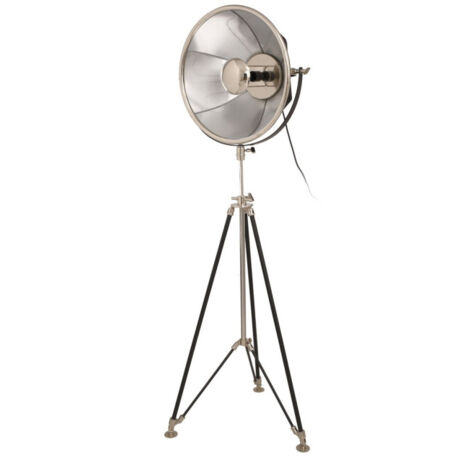 Lampadaire Design Vintage "Bowie" 157cm Noir & Argent