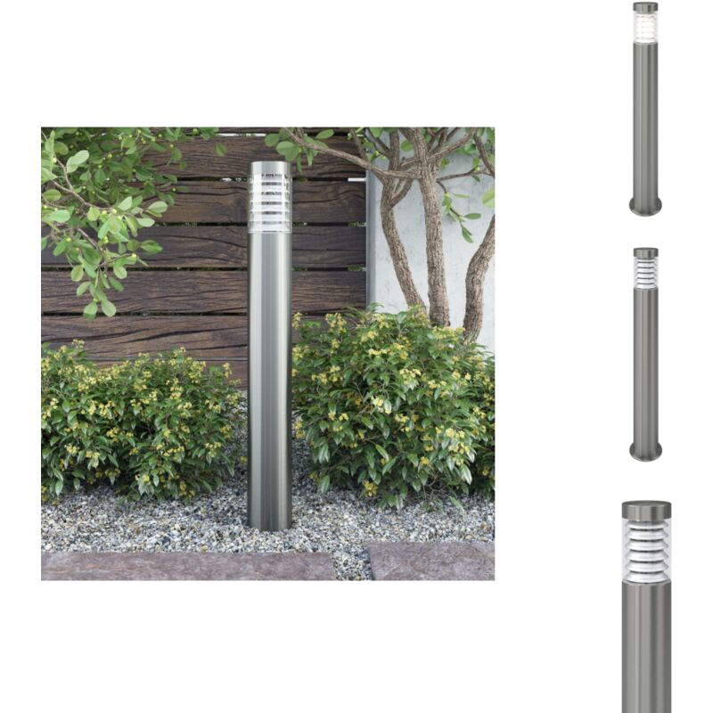 Vidaxl - Lampadaire d'extérieur Acier inoxydable - Lampadaire Exterieur - Éclairage Extérieur - Luminaire Jardin - Lampadaires Inox - Lampe Patio