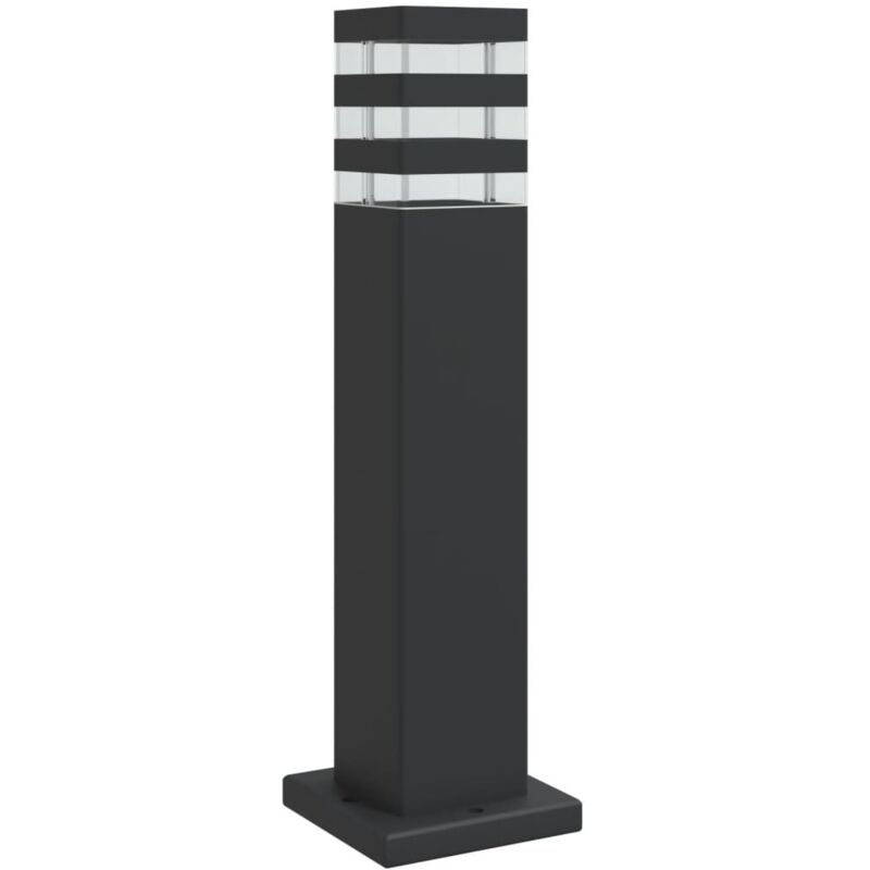 Lampadaire d'extérieur noir 50 cm aluminium Vidaxl