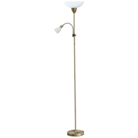 Lampadaire Diana 4068 Rabalux E27+E14 laiton blanc