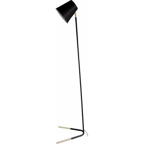 Lampadaire droit bicolore en métal NOBLE