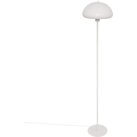 Lampadaire Droit Champignon "Savio" 140cm Beige