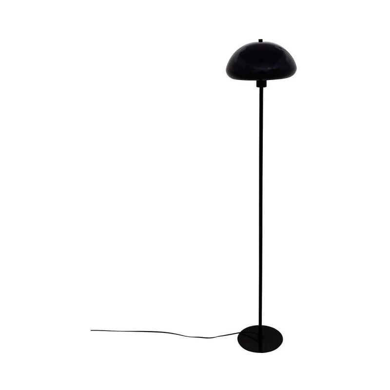 Lampadaire Droit Champignon "Savio" 140cm Noir