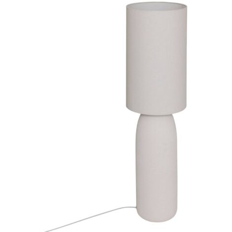 Lampadaire droit secteur Keyah gris H111cm - Atmosphera créateur d'intérieur