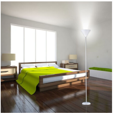 Lampadaire E27 Max 40w 178 Cm Support D'abat-jour Lumière Mobilier