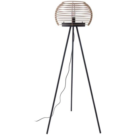 Lampadaire 'Ediz' en métal pour salon & salle à manger