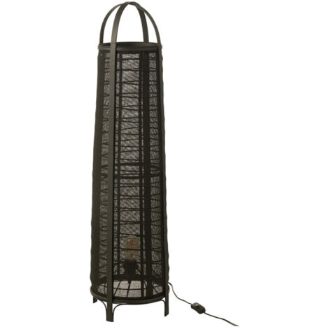 Lampadaire en Bambou "Don" 100cm Noir