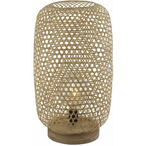 Lampe décorative pied bambou LUCKNOW