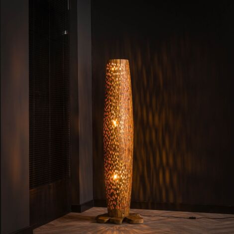 Lampadaire en bois de teck Hauteur 145cm RABAT