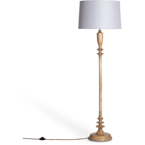 Lampadaire en bois Meena ILUZZIA Vert