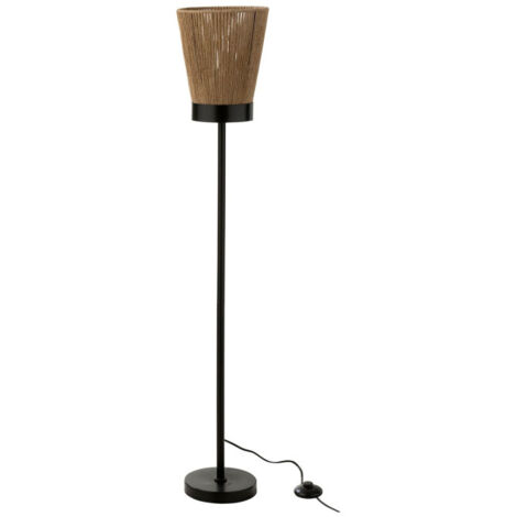 Lampadaire en Jute "Luna" 120cm Naturel
