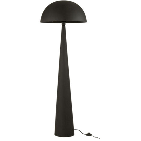 Lampadaire en Métal "Champignon" 148cm Noir