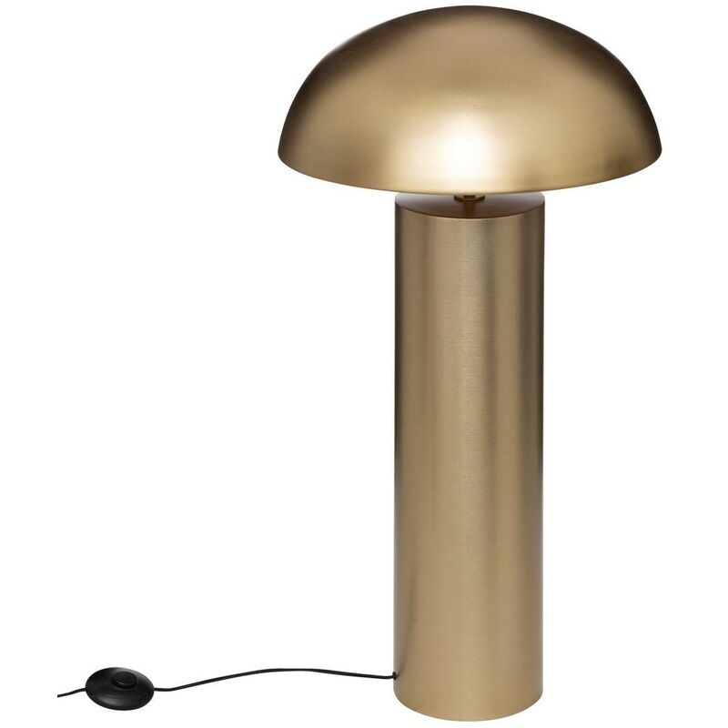 Lampadaire droit Champi en métal H97cm doré Atmosphera créateur d'intérieur