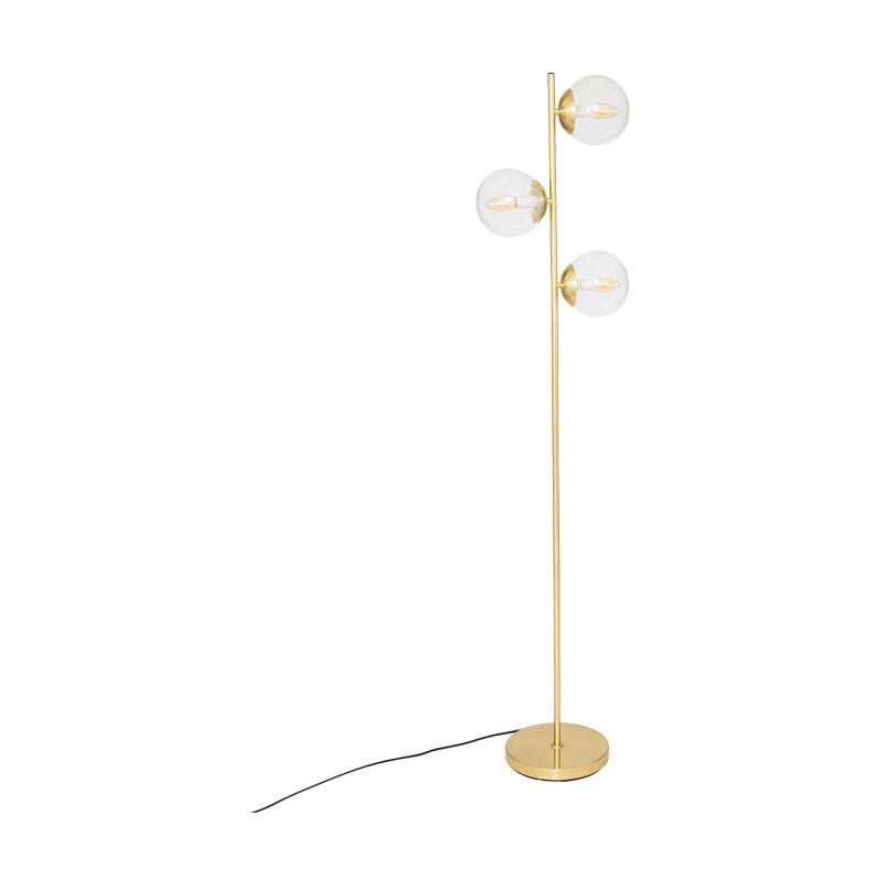 Lampadaire en Métal 'Le Collectionneur' 162cm Or