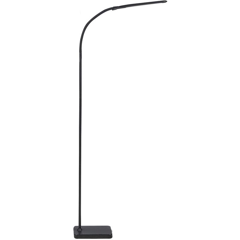 Lampadaire en Métal Noir à led Variateur Intensité Lumineuse pour Bureau Norma