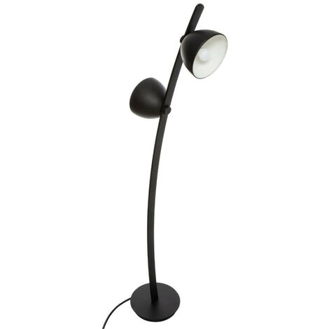 Lampadaire en métal noir Laka Atmosphera