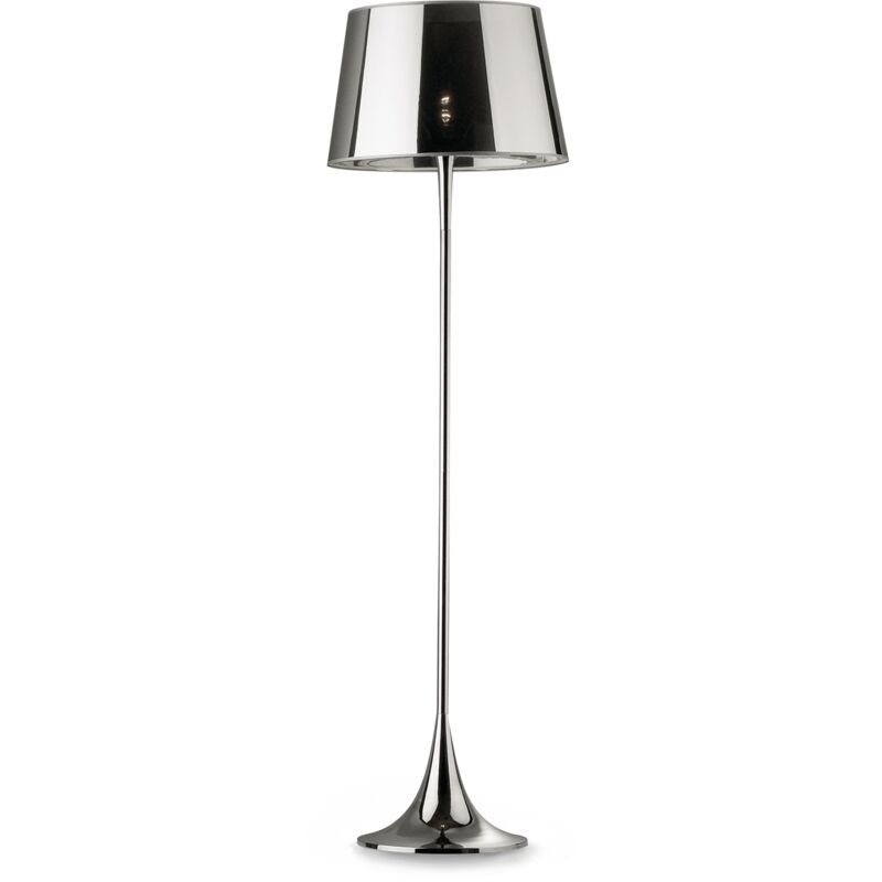 Ideal Lux - London Cromo - Lampadaire 1 Lumière Chrome, E27