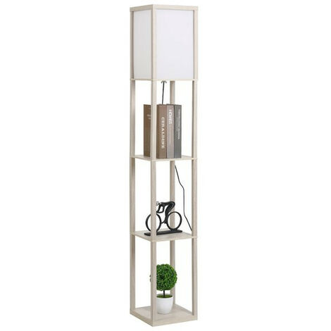 Lampadaire étagère BUILDING gris clair