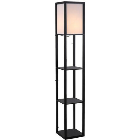 Lampadaire étagère TOKYO Noire
