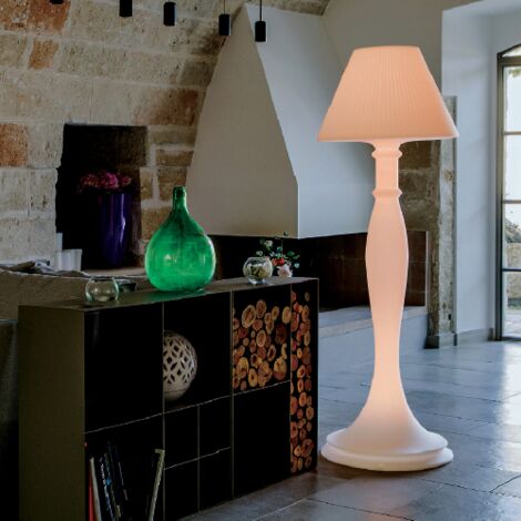 Lampadaire Eva en re'sine lumineuse RGB avec te'le'commande Lampe LED   60x180 cm pour mobilier d'inte'rieur et d'exte'rieur