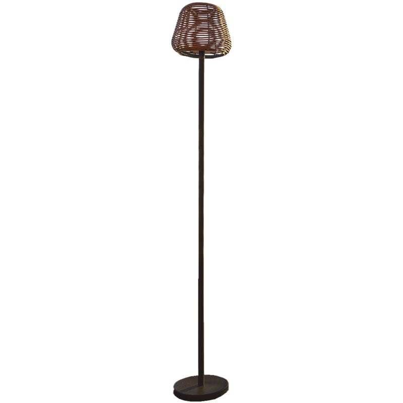 Lampadaire ext filaire midy boheme Beige Poly rotin