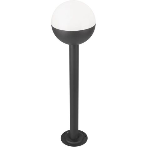 Lampadaire extérieur 80cm 1xE27 ULSA Polux noir mat