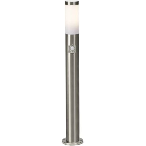 Lampadaire extérieur avec détecteur de mouvements Brilliant 43699/82 Chorus LED E27 10 W acier inoxydable