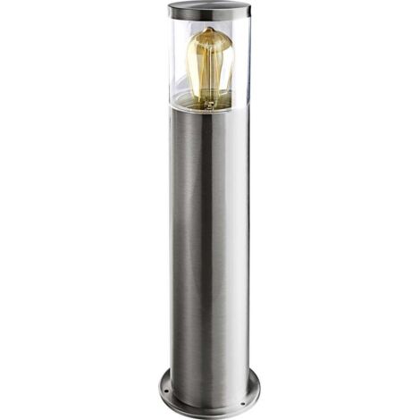 Lampadaire extérieur Heitronic 500682 NAXOS LED E27 acier inoxydable