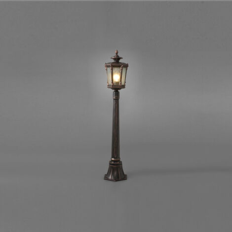 Lampadaire extérieur Lanterne en pierre en bronze antique AMUR