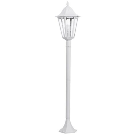 Lampadaire Exterieur Navedo 120 cm - Blanc|Transparent