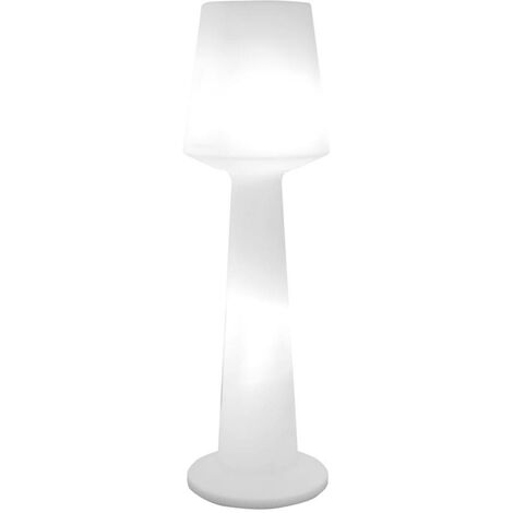 Lampadaire extérieur sans fil AUSTRAL Blanc Polypropylène H110CM