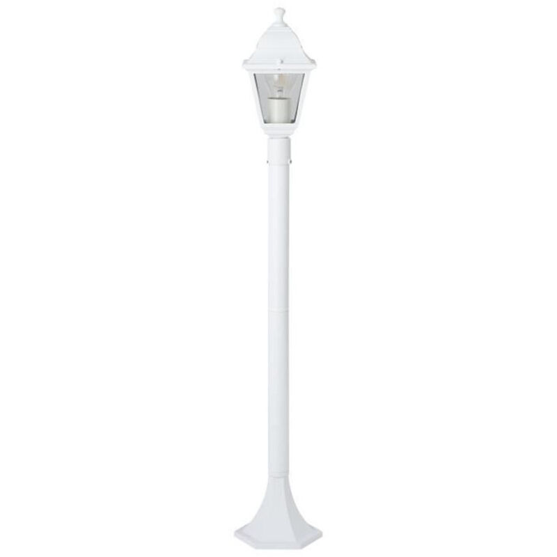 Lampadaire extérieur Brilliant nissie blanc E27 - 60W