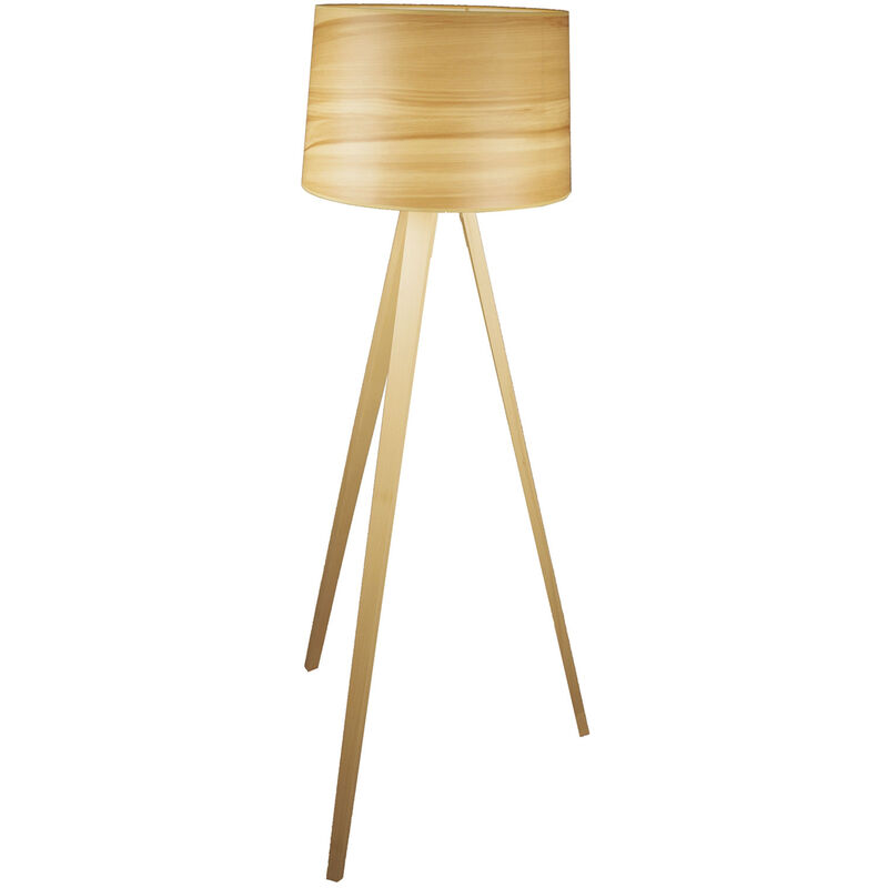 Lampadaire Façon Bois Naturel 142 cm - Bois