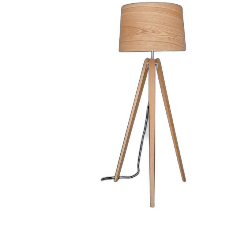 Lampadaire design, Lampadaire design Essence en bois naturel Bois en Wood, Aluminor