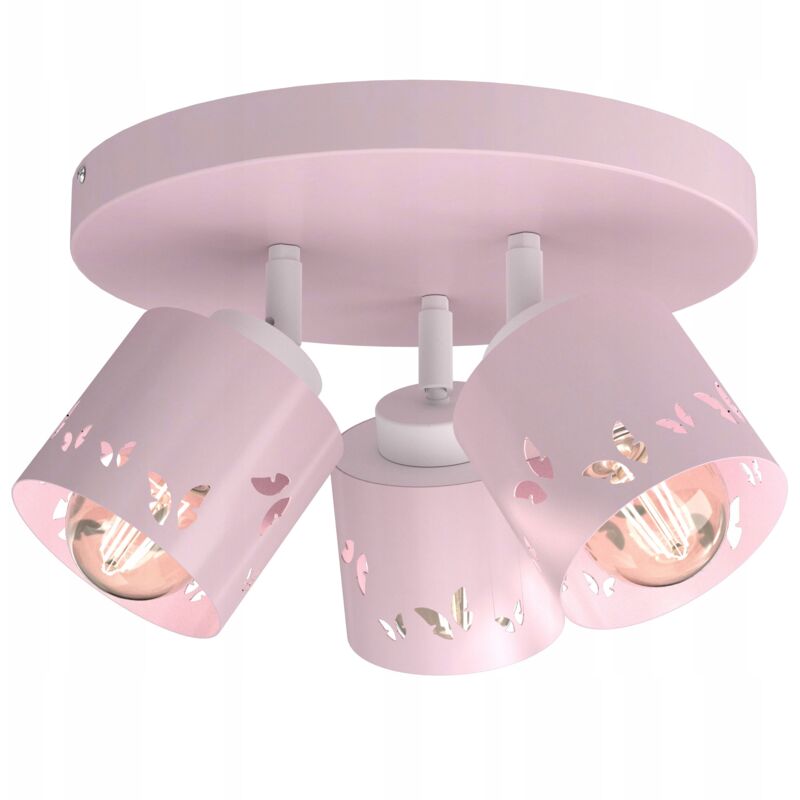 Lampadaire Fille Lustre Led E27 Rose