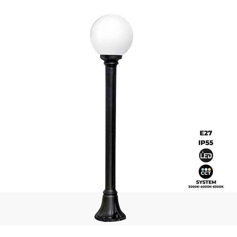 Lampadaire extérieur Fumagalli led 'globo MIZAR/G250' 8.5W E27 - - Noir Lampadaire extérieur Fumagalli led 'globo MIZAR/G250' 8.5W E27 - - Noir