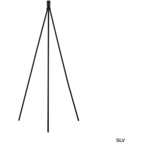 Lampadaire intérieur FENDA trépied noir E27 40W max sans abat-jour - SLV - 155490