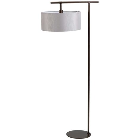 Lampadaire lampadaire lampe de salon acier marron foncé H 161,6 cm 1 lumière