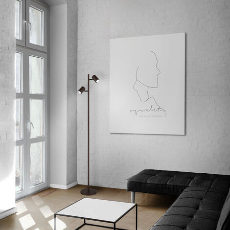 Lampadaire lampadaire lampe de salon lampe spot lampe latérale mobile H 158 cm